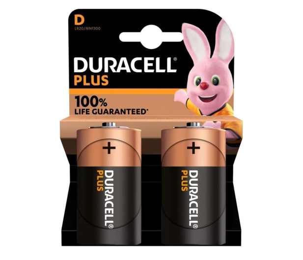 DURACELL Bateria BASIC LR20/D (2 szt.)V2 - 1247865 - zdjęcie